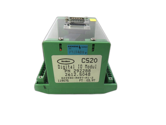 NORDSON CS 20 CS20 292288 DIGITAL IO MODULE 2612.5048