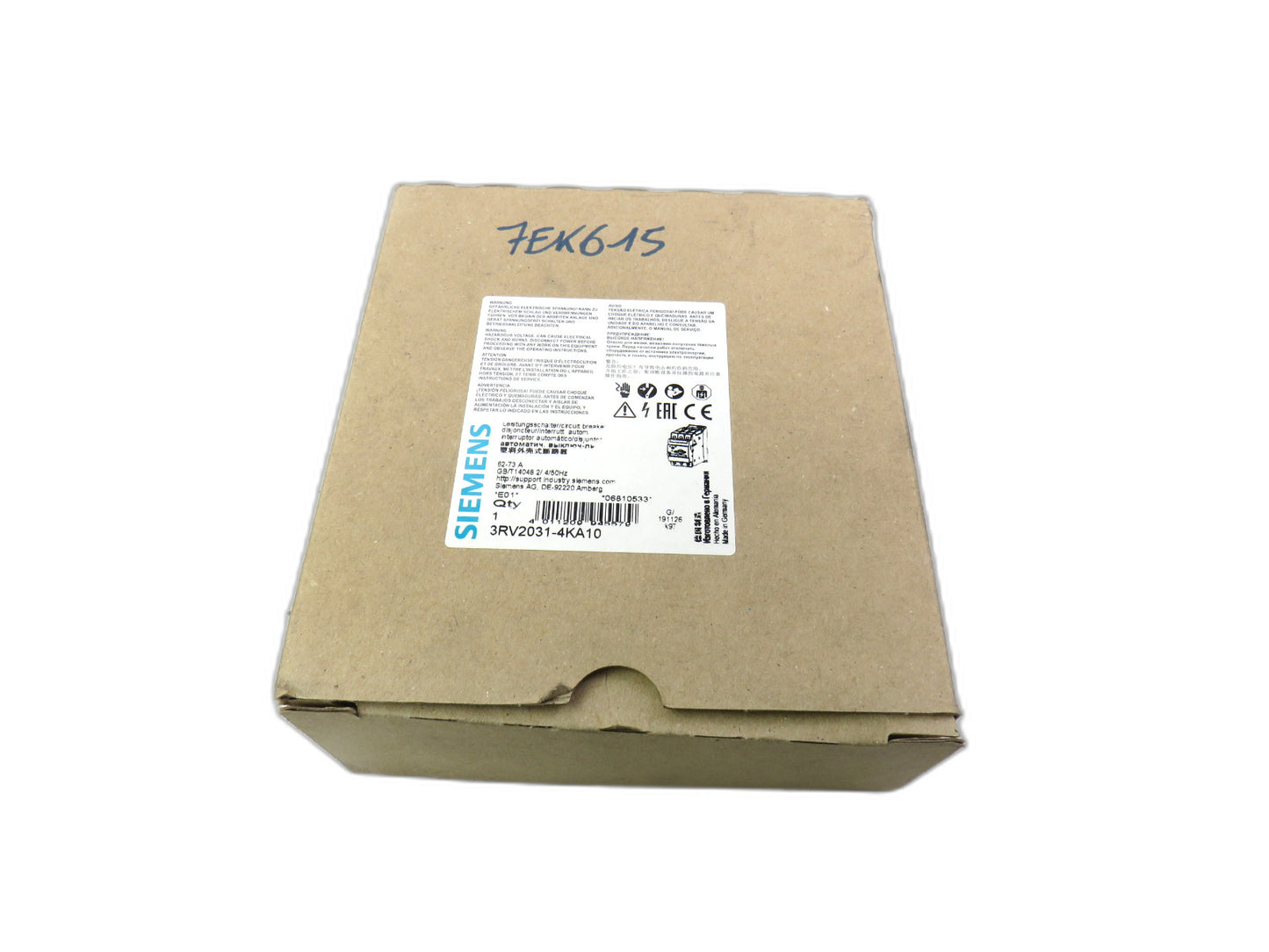 SIEMENS 3RV2031-4KA10    New