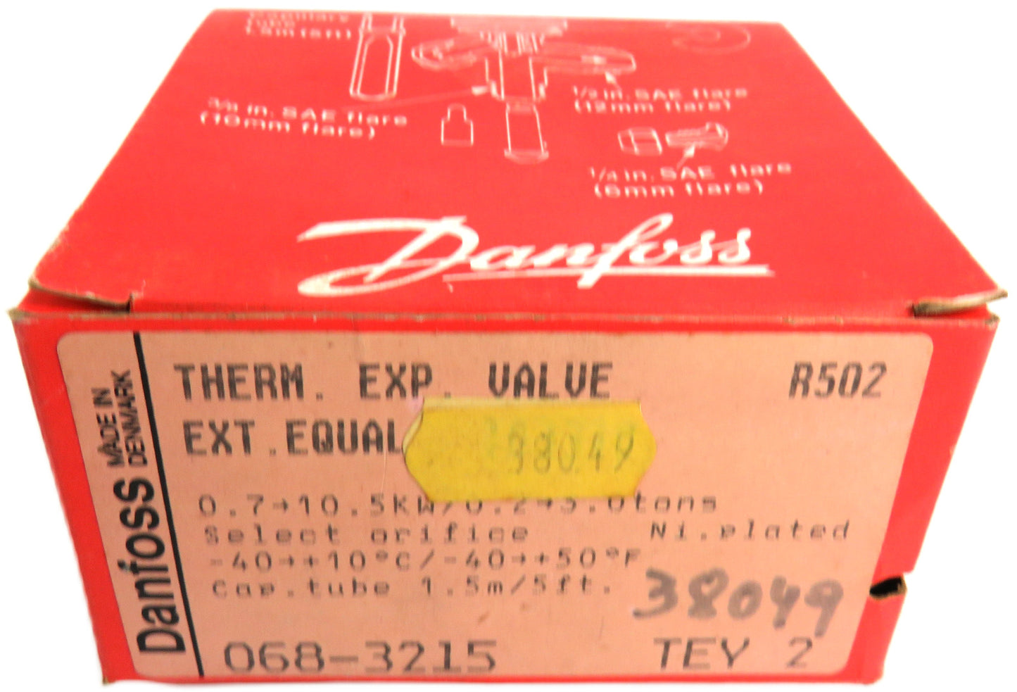 Danfoss 068-3215 068Z3215 Thermostatic  expansion Valve    New