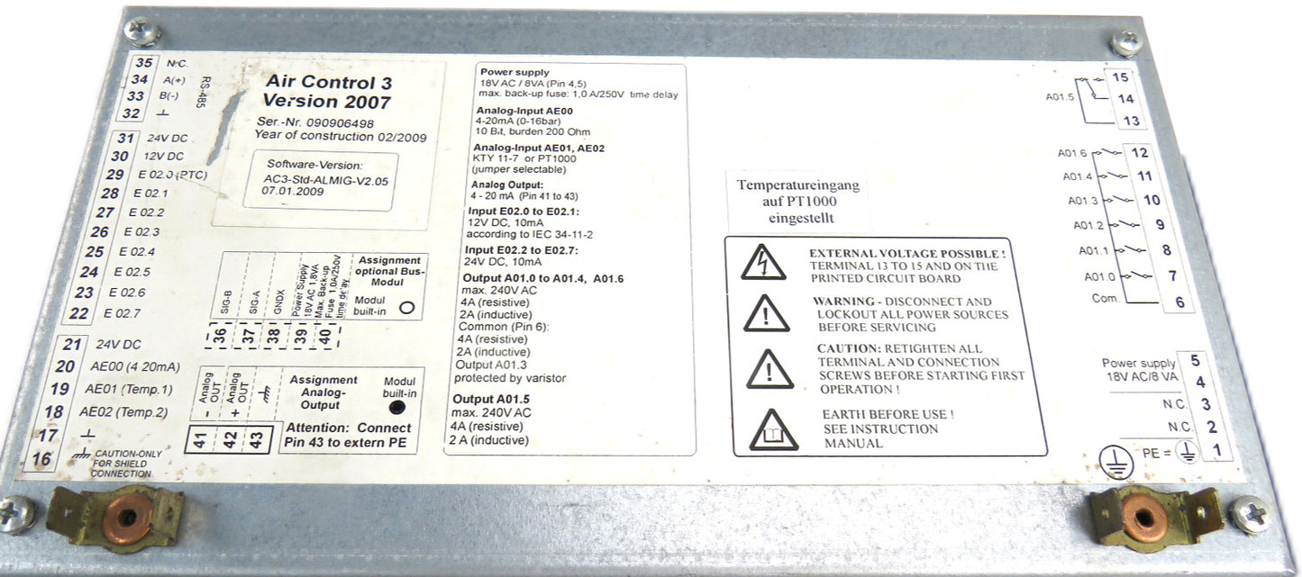 ALMIG  AIR CONTROL 3 VERSION 2007 V2.02