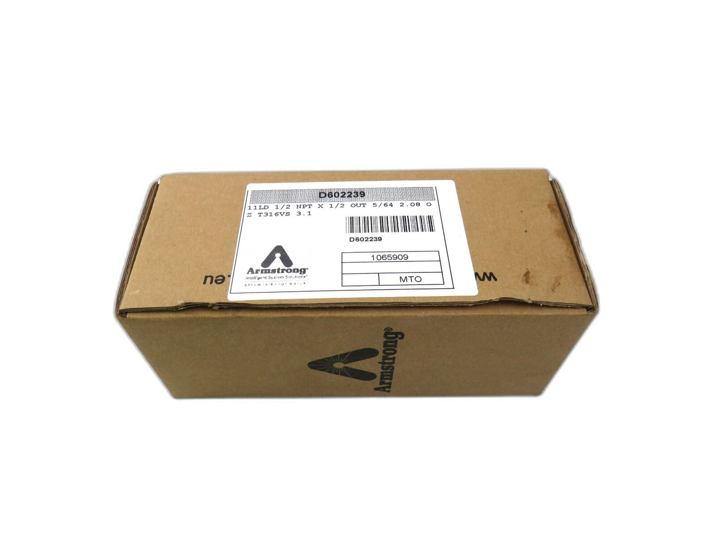 ARMSTRONG D602239 LIQUID DRAINER 11LD 1/2 NPT X 1/2 OUT 5/64 2.08 O Z T316VS 3.1