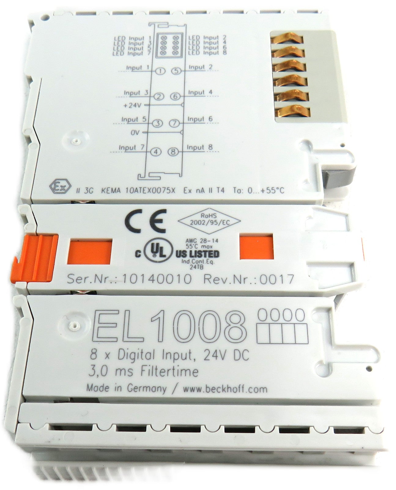BECKHOFF EL1008 MODULE    New