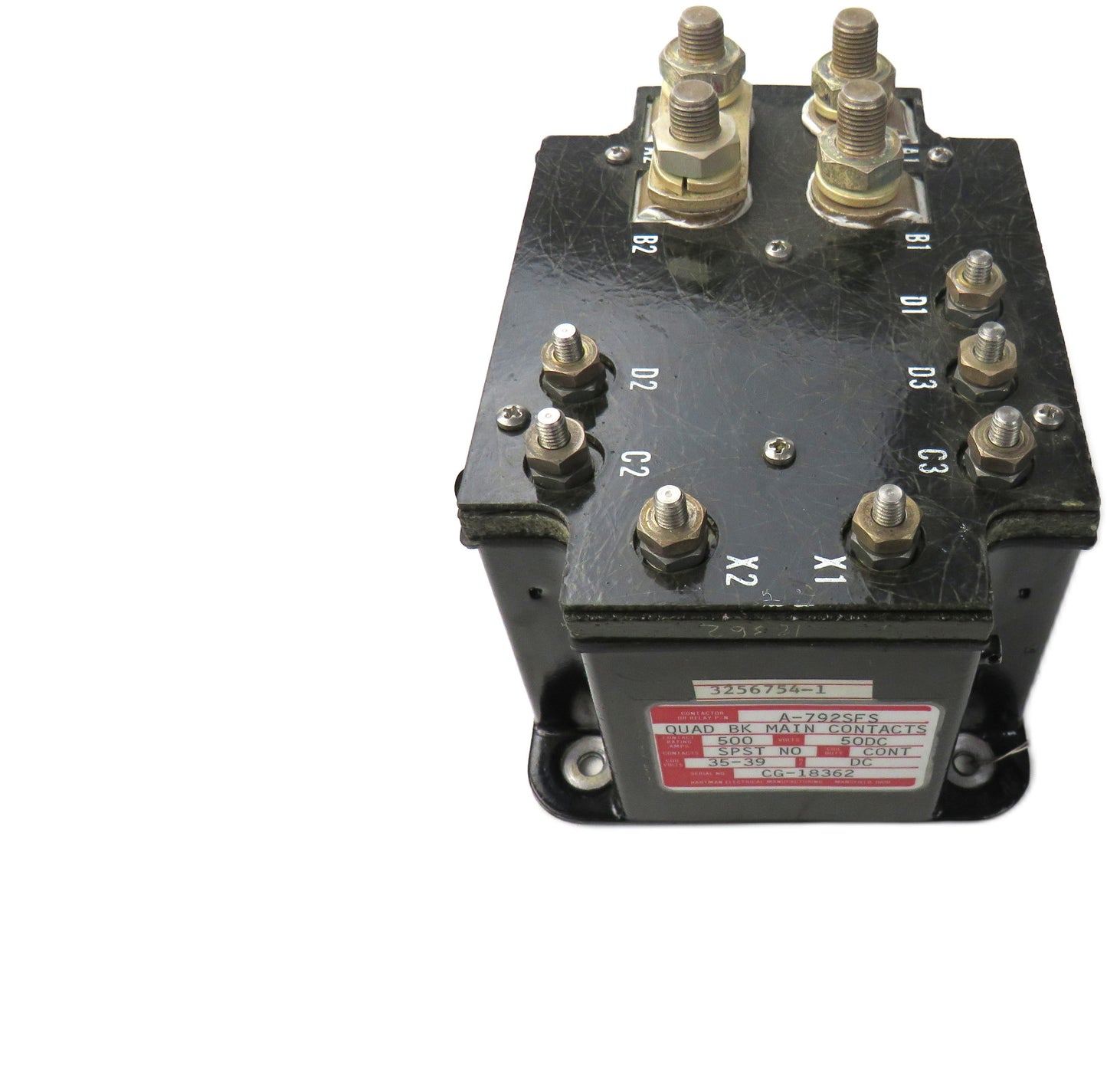 HARTMAN  A-792SFS A792SFS QUAD BK 4BK MAIN CONTACTS     New