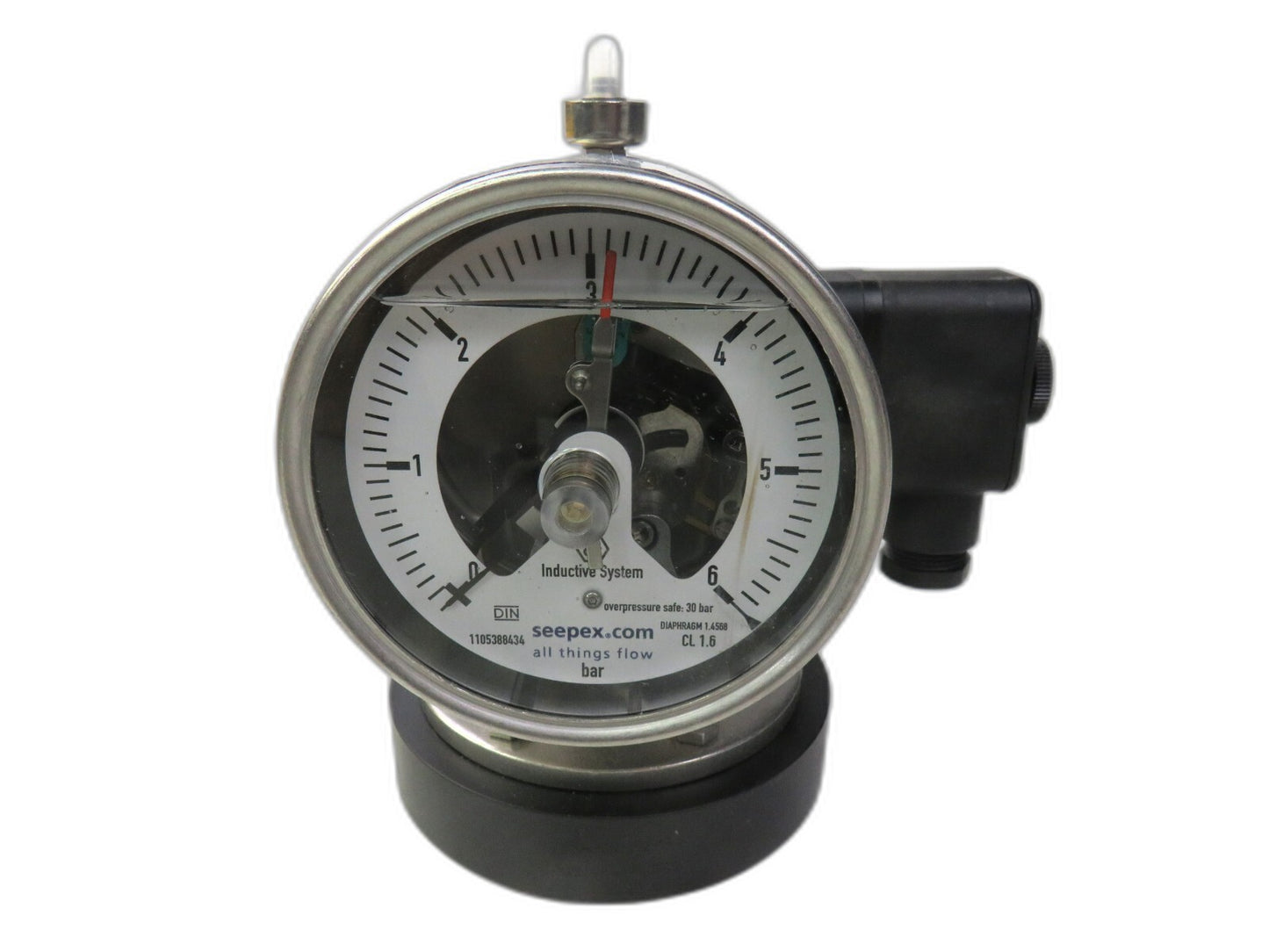 wika seepex 433.50.100l cont 831.2 pressure gauge with inductive contact     New