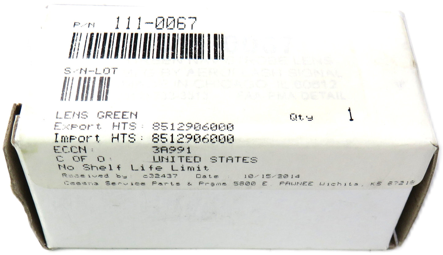 Aeroflash 111-0067 LENS GREEN     New