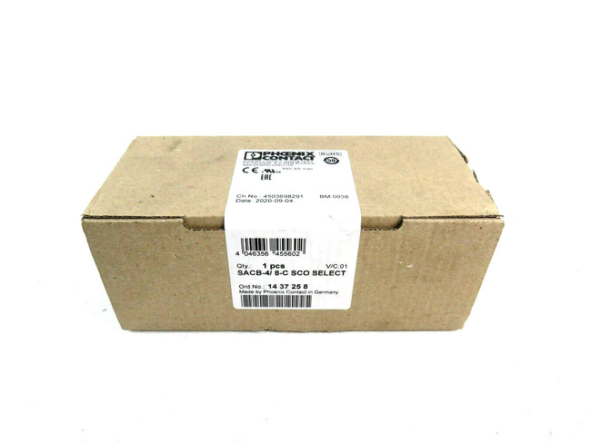 PHOENIX CONTACT  1437258 SACB-4/8-C SCO     New