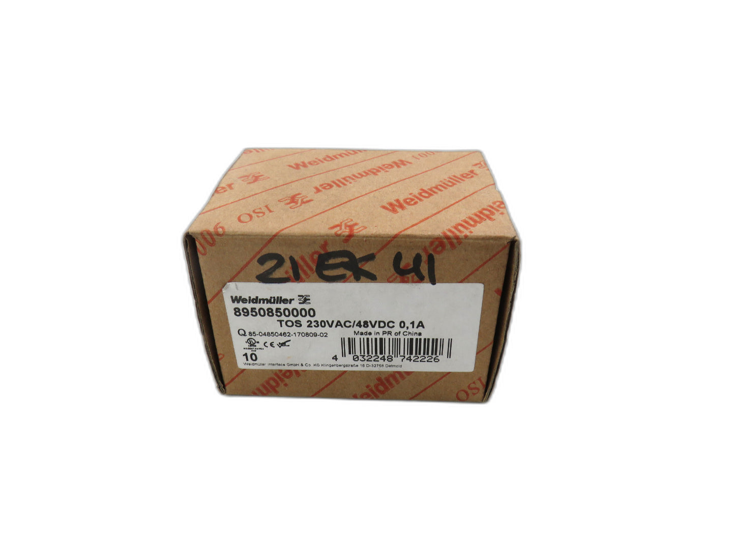 WEIDMULLER  8950850000 TOS 230VAC Lot of 7 New