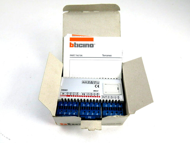BTICINO   TERRANEO 346820 CAMERA INTERFACE IN DIN MODULE     New