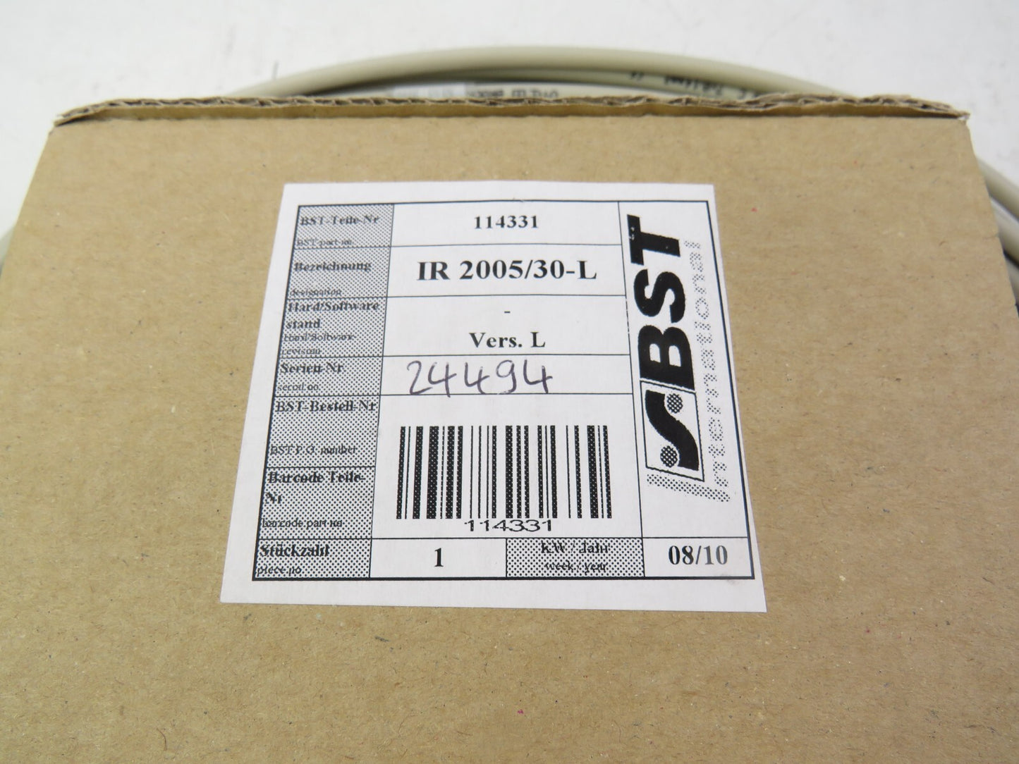 BST IR 2005/30-L 114331    New