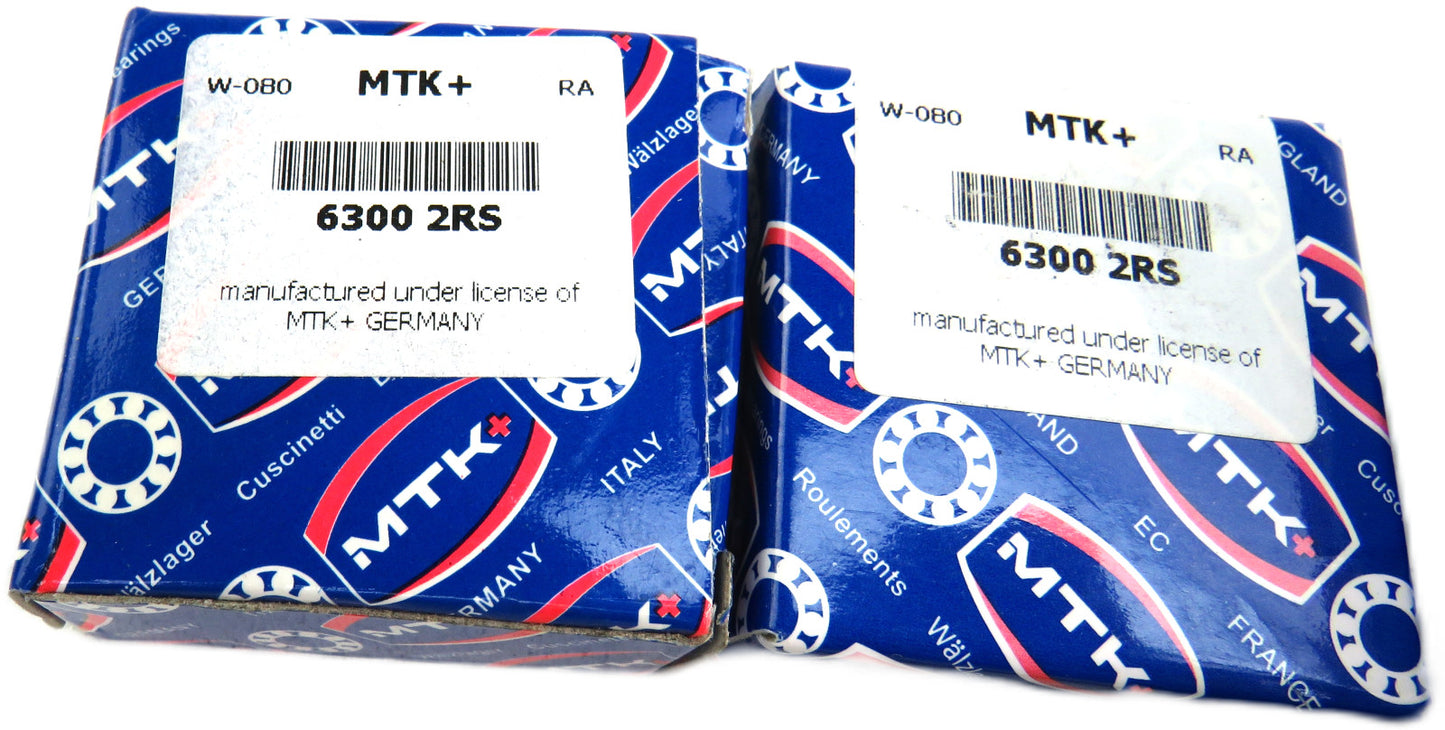 SKF  6300-2RSH 12PCS + 6300-2RS1 2PCS + MTK 6300 2RS BEARING   Lot of 16 New