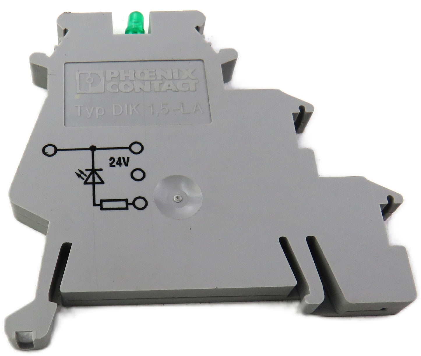 PHOENIX CONTACT  2715733 DIK 1,5-LA 24GN/U-O green LED   Lot of 50 New