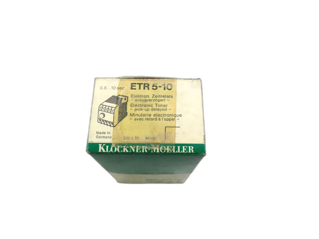 MOELLER EATON ETR 5-10 ELECTRONIC TIMER   New