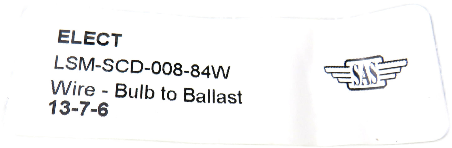 Learjet  LSM-SCD-008-84W Cable Lamp To Ballast lopresti cable    New