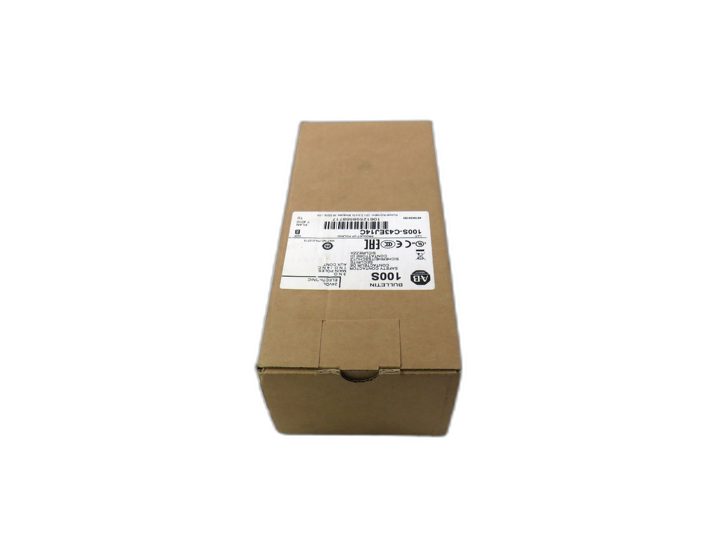 ALLEN-BRADLEY 100S-C43EJ14C SAFETY CONTACTOR   New