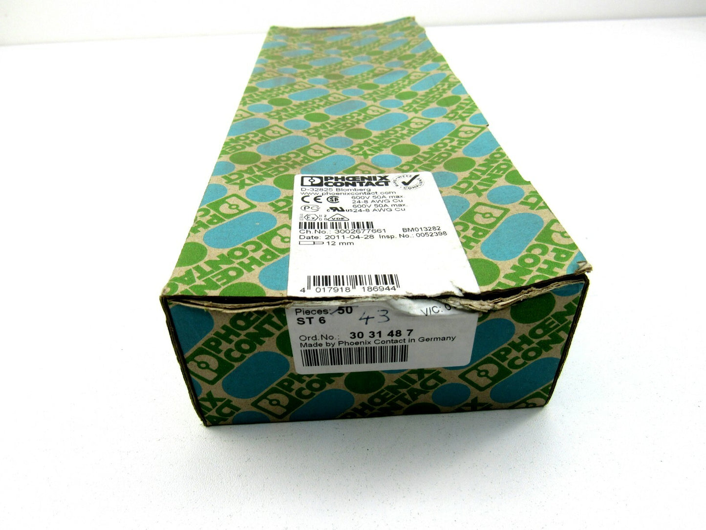 PHOENIX CONTACT ST 6 3031487 New  Lot of 37