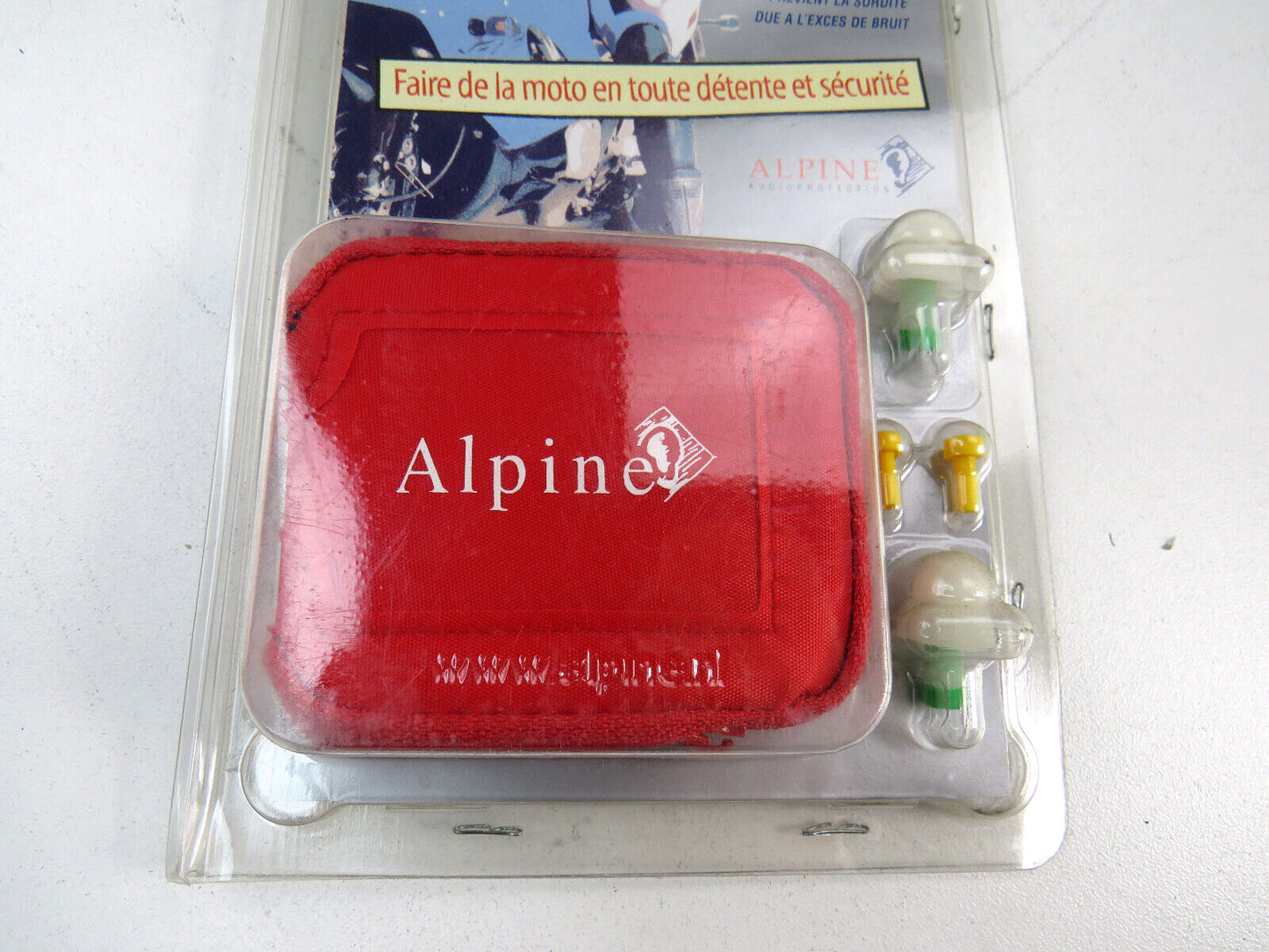 Alpine  MotoSafe Motorbike Motorcycle Tour Reusable Earplugs Ear Plugs    New