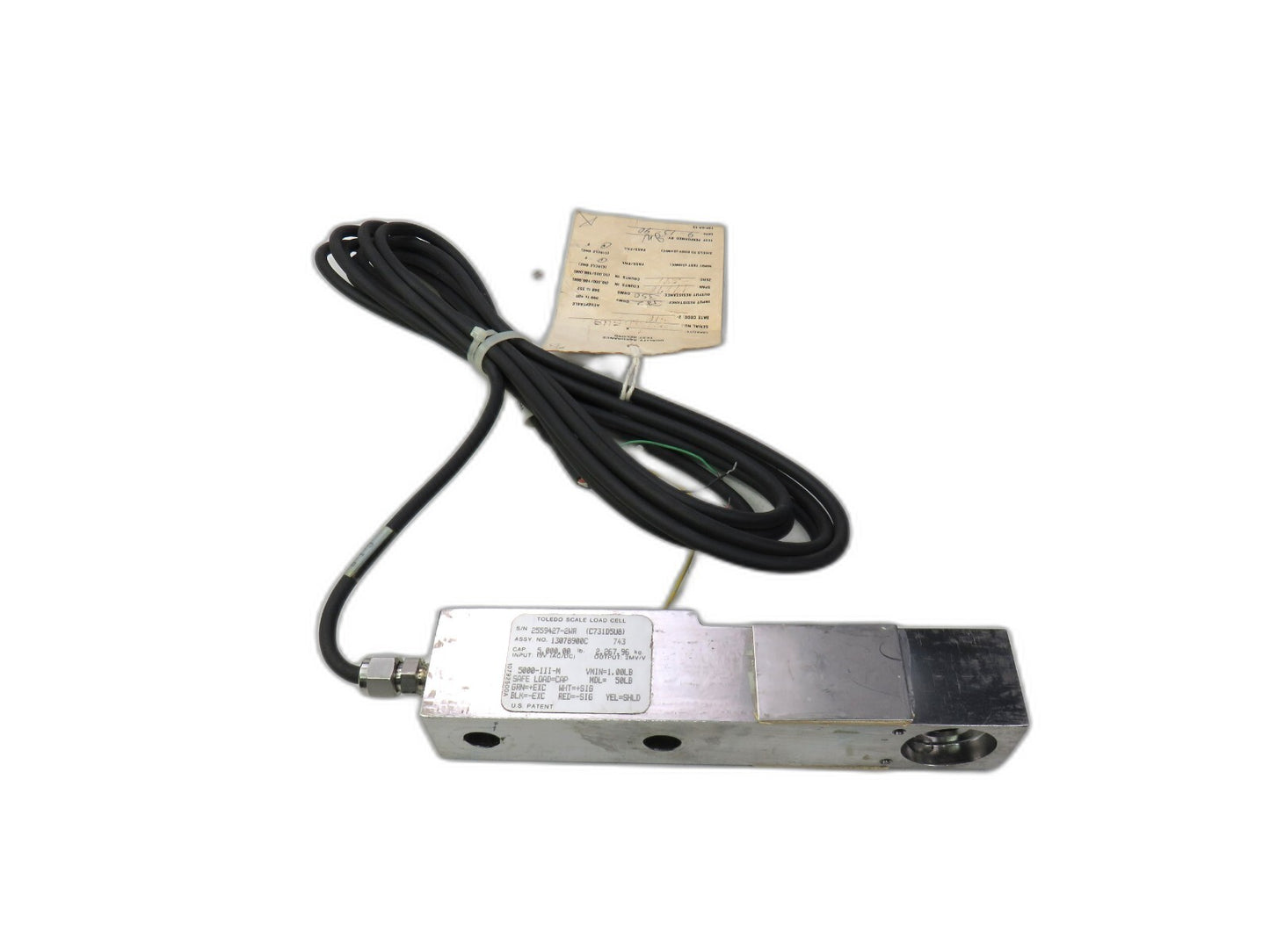 METTLER TOLEDO 13078900C SCALE LOAD CDELL 743-5K Stainless Steel 2.0 at 5K