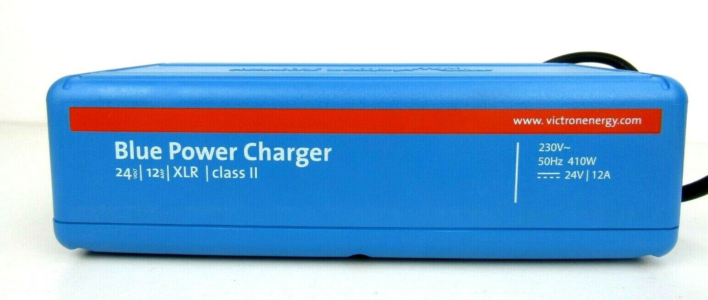 New Victron Energy Blue Power Battery Accu Charger 24V 12A Class-II XLR plug