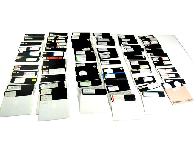Floppy disk A1 floppy disk 5.25 software games  +-  Lot of 80