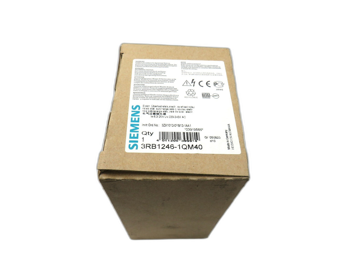 SIEMENS 3RB1246-1QM40 OVERLOAD RELAY    New