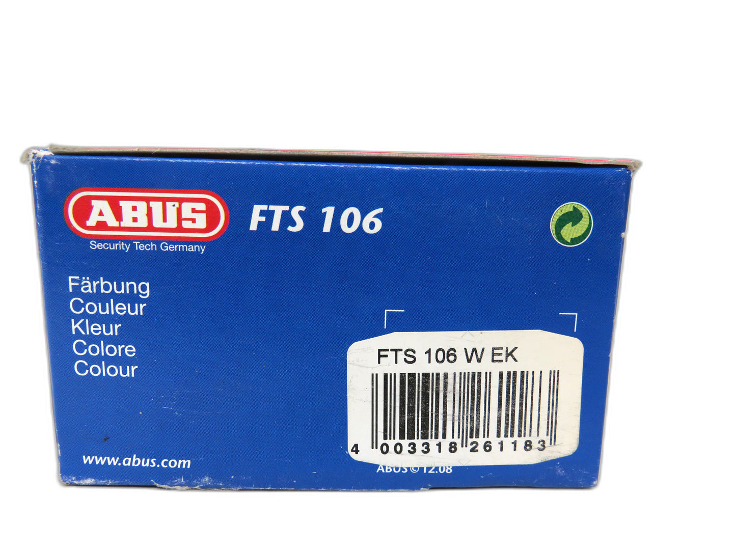 ABUS  FTS106 W EK FTS 106  WHITE     New