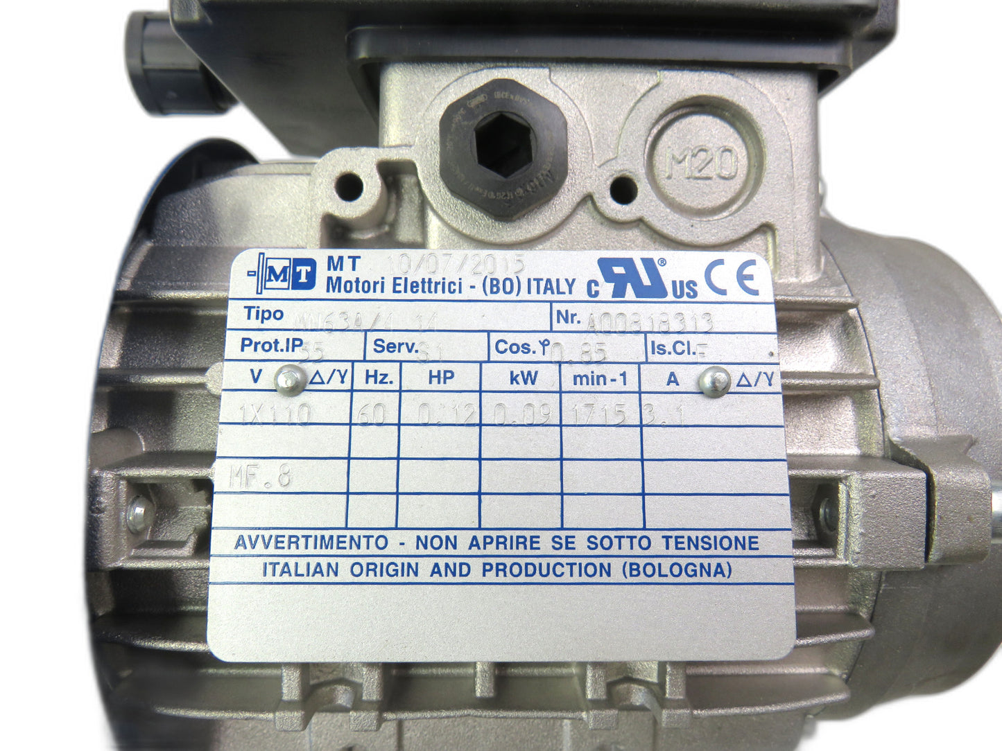 MOTORI ELETTRICI  MN63A/4 14
