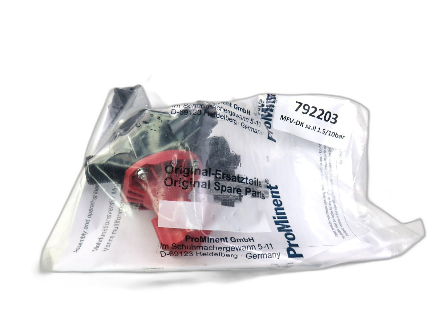 PROMINENT 792203 VALVE 1.5/10bar mfv-dk sz.ii    New