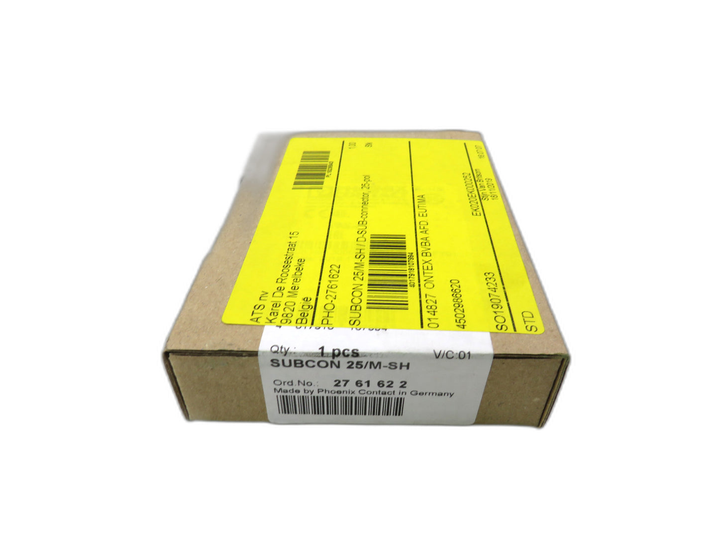 Phoenix Contact  2761622 SUBCON 25/M-SH SUB-D   New