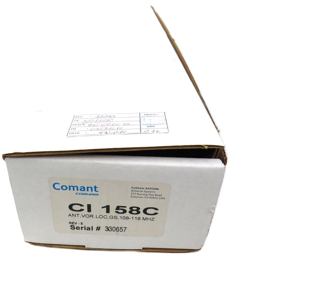 COMANT  CI 158C VOR/Glideslope Antenna  108-118 MHz     New