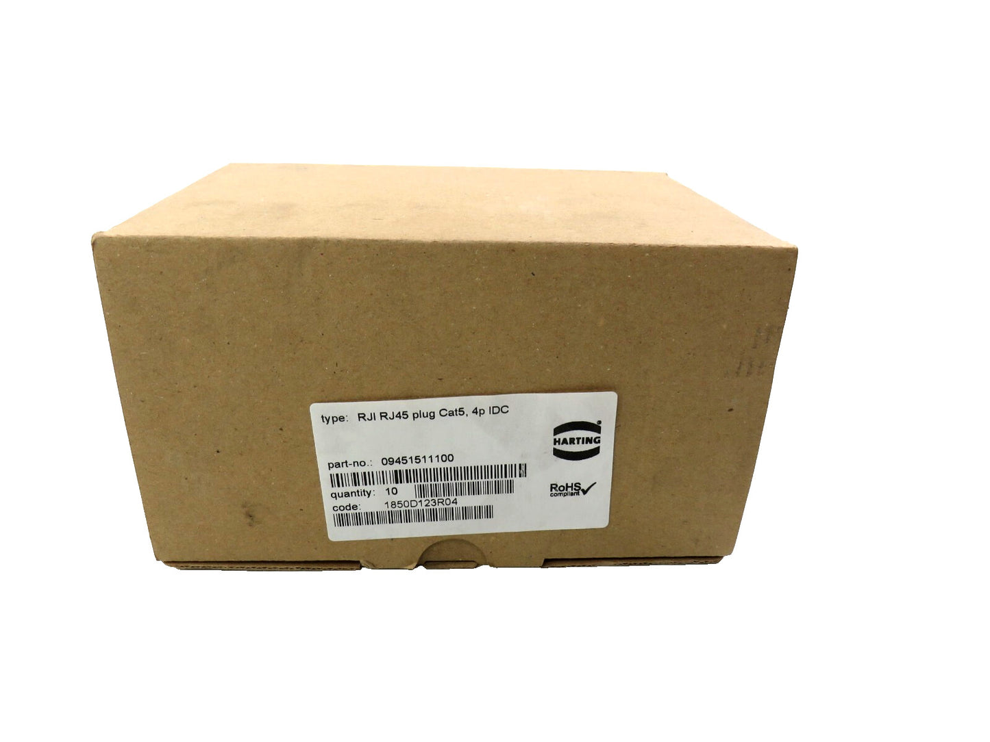 HARTING   9451511100 RJI RJ45 PLUG CAT5 4P IDC  Lot of 10 New