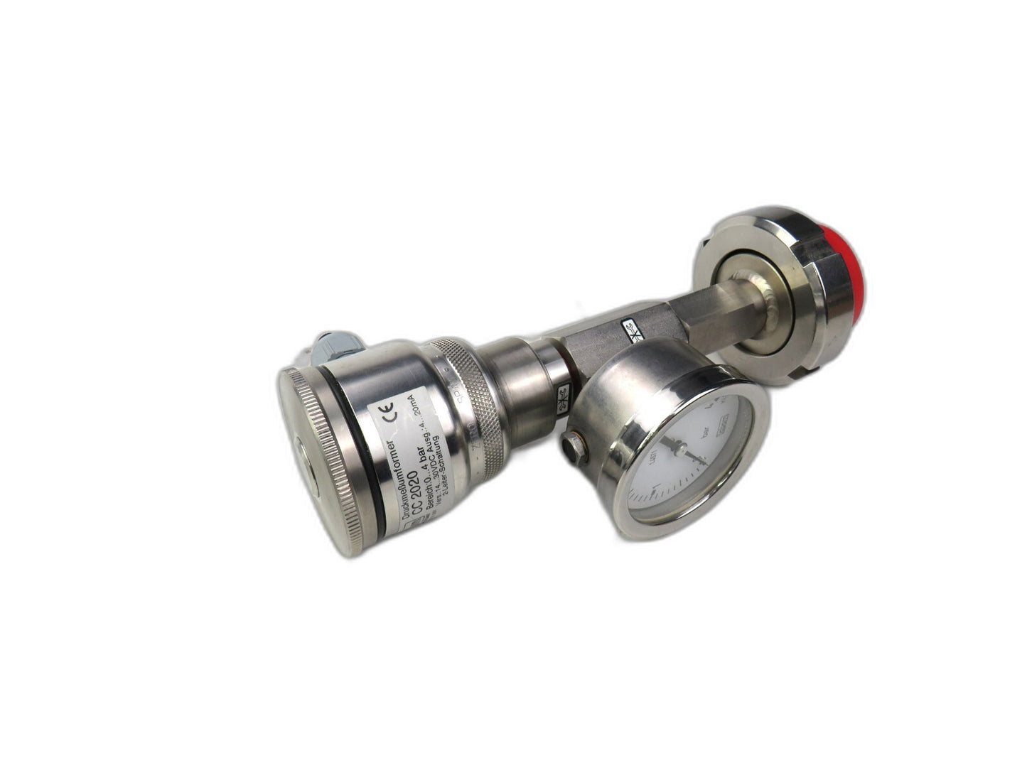 LABOM CC2020 +  1.4571 METER  pressure gauge   New