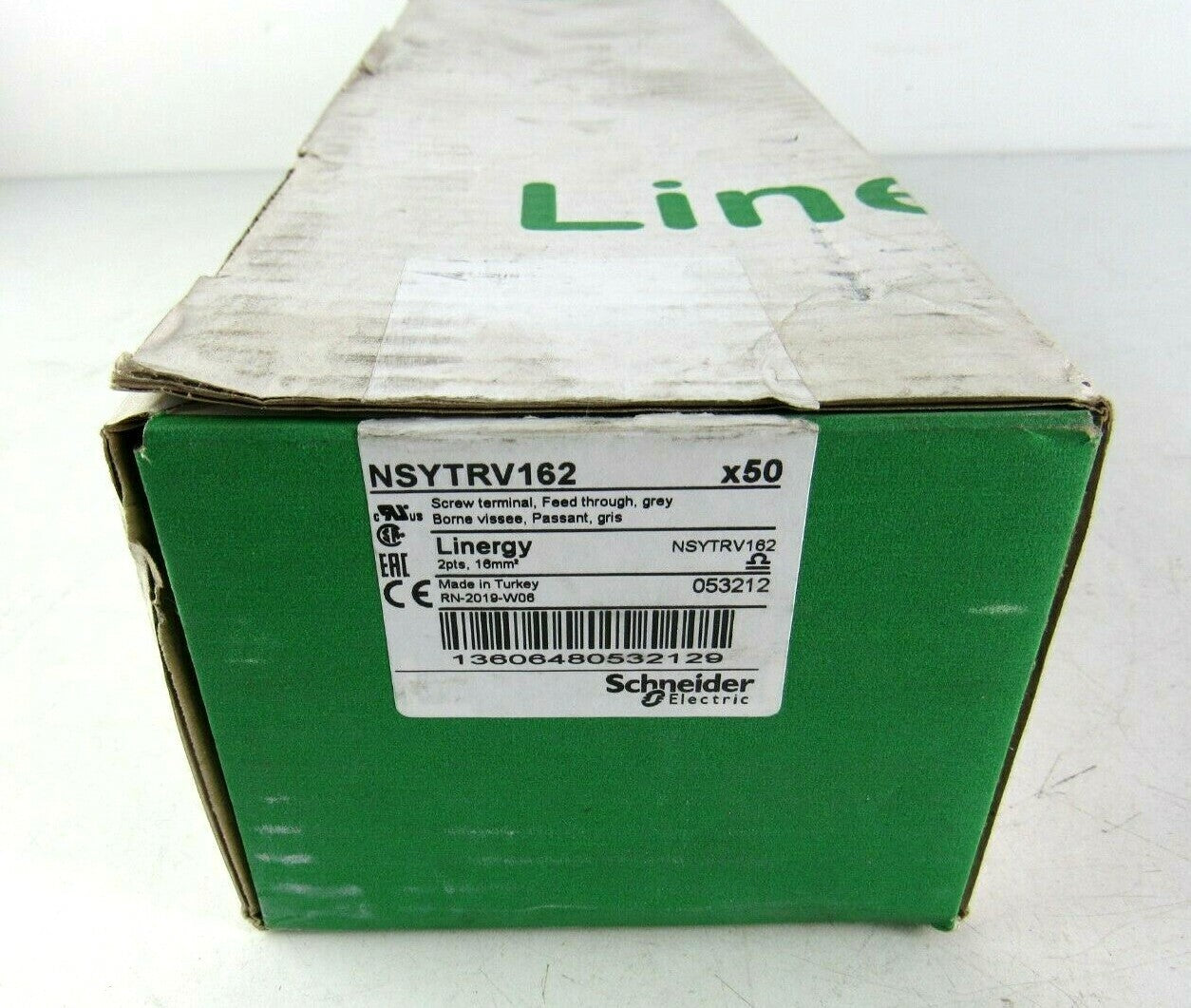 New SCHNEIDER ELECTRIC  NSYTRV162 50pcs connector connector 16mm