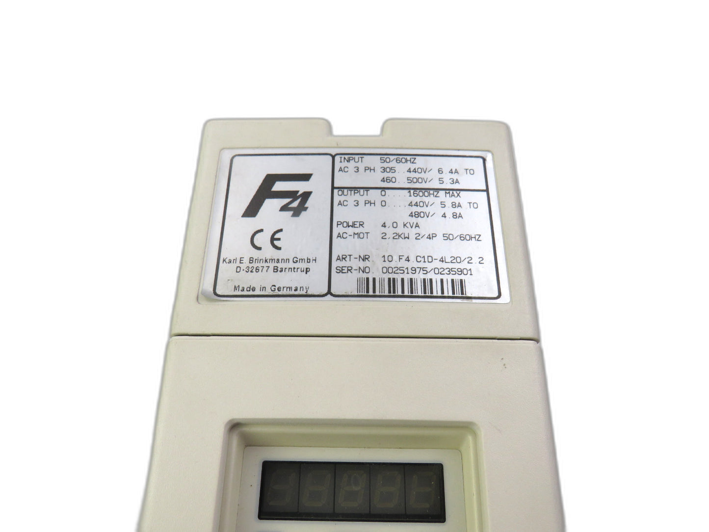 KEB  10.F4.C1D-4L20/2.2 10.F4.C1D-4L20