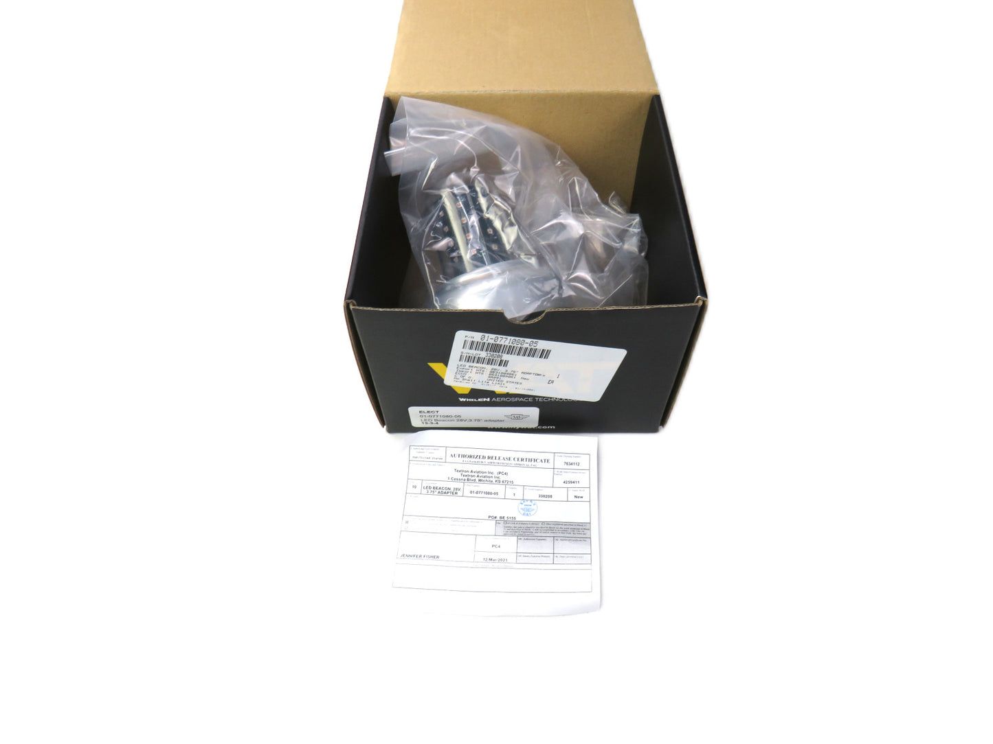 WHELEN  wat 01-0771080-05 7108005 RED LED BEACON 28v    New