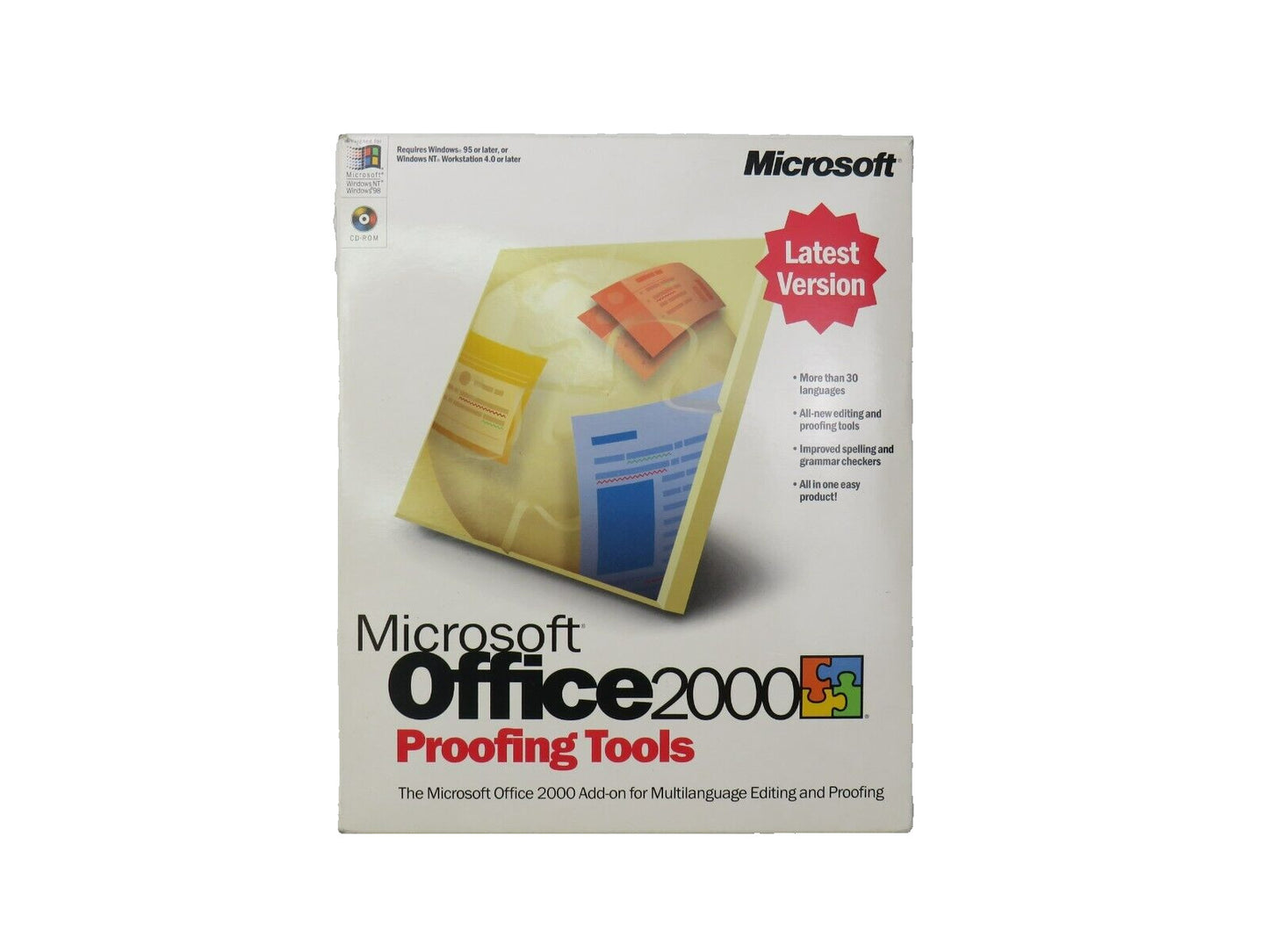 MICROSOFT OFFICE  2000 PROOFING TOOLS  New