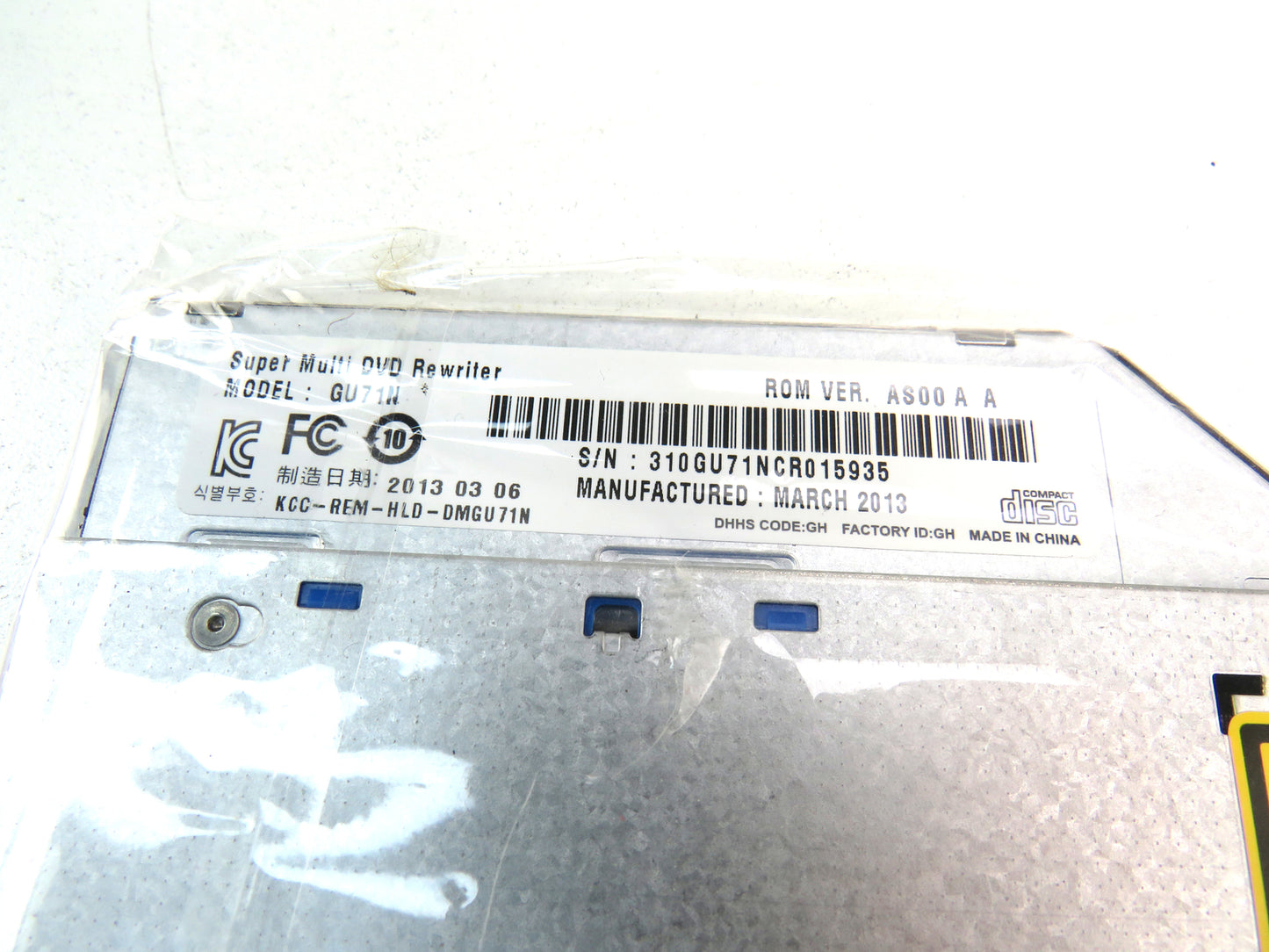 ACER GU71N SUPER MULTI DVD DRIVER    New