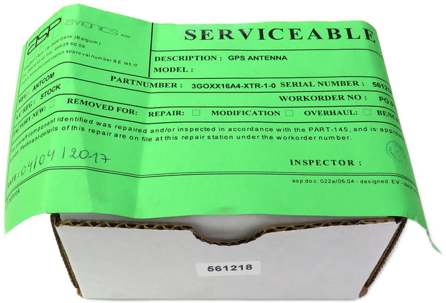 ANTCOM  3GOXX16A4-XTR-1-0 ACTIVE L1 GPS ANTENNA     New