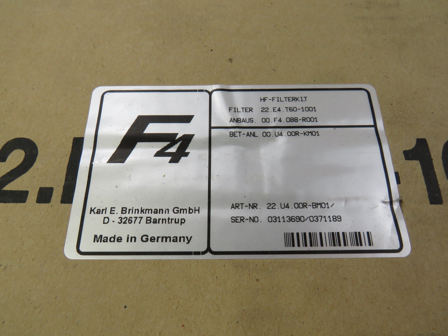 KEB 22.E4.T60-1001   22E4T60-1001 New