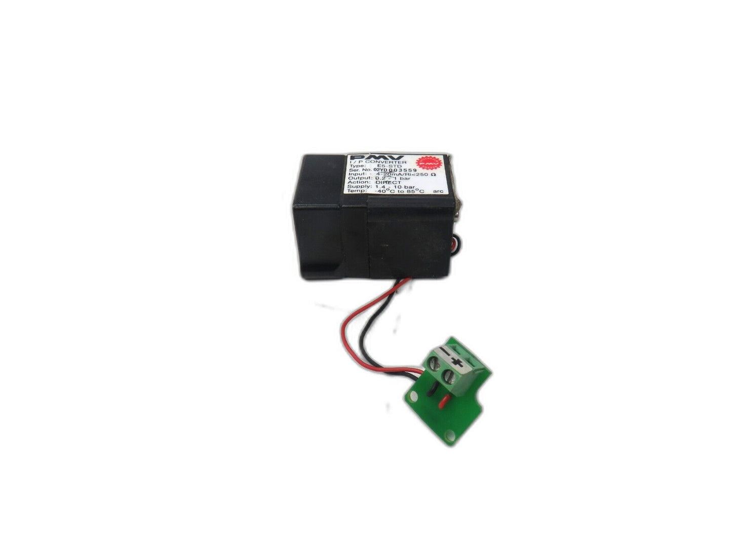 PMV E5-STD I / P CONVERTER I/P CONVERTER 4-20mA/Ri 250
