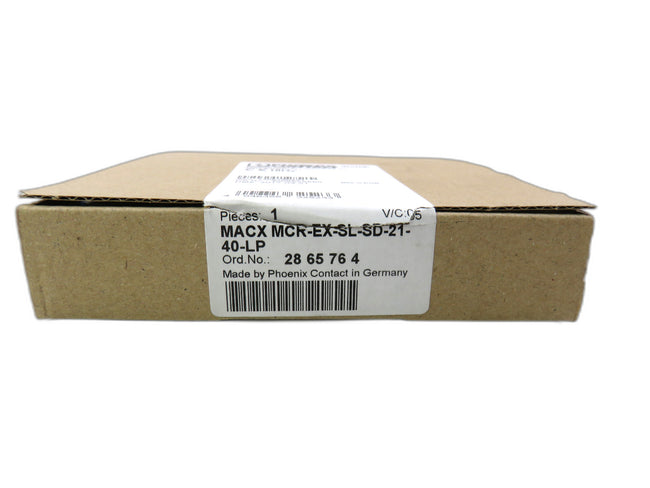 PHOENIX CONTACT  2865764  MACX MCR-EX-SL-SD-21-40-LP    New