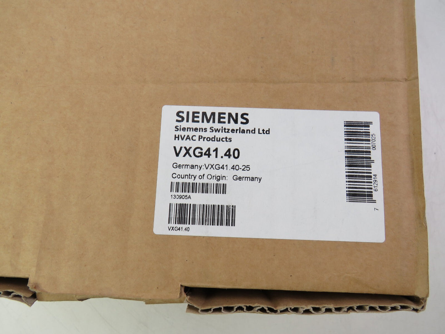 SIEMENS  VXG41.40    New