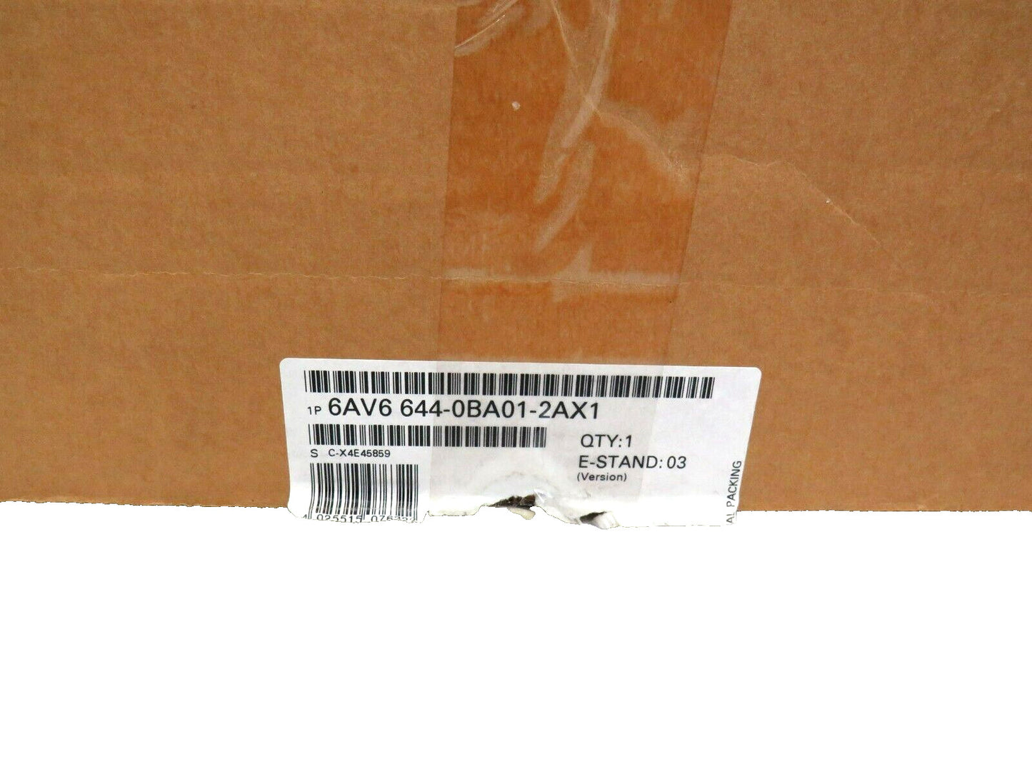 SIEMENS MP 377 PANEL 6AV6 644-0BA01-2AX1 6AV6644-0BA01-2AX1    New