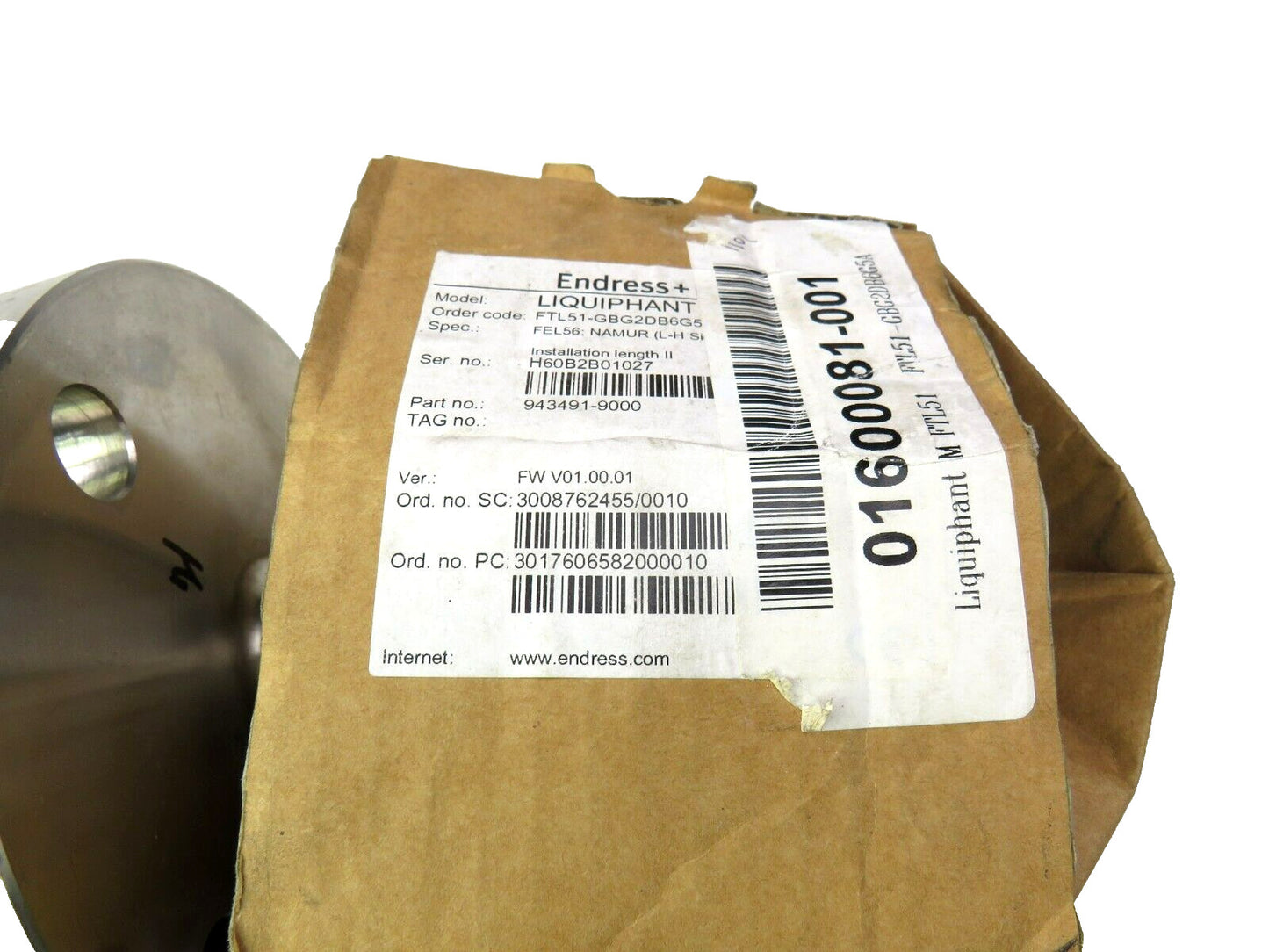 ENDRESS+HAUSER FTL51-GBG2DB6G5A    New