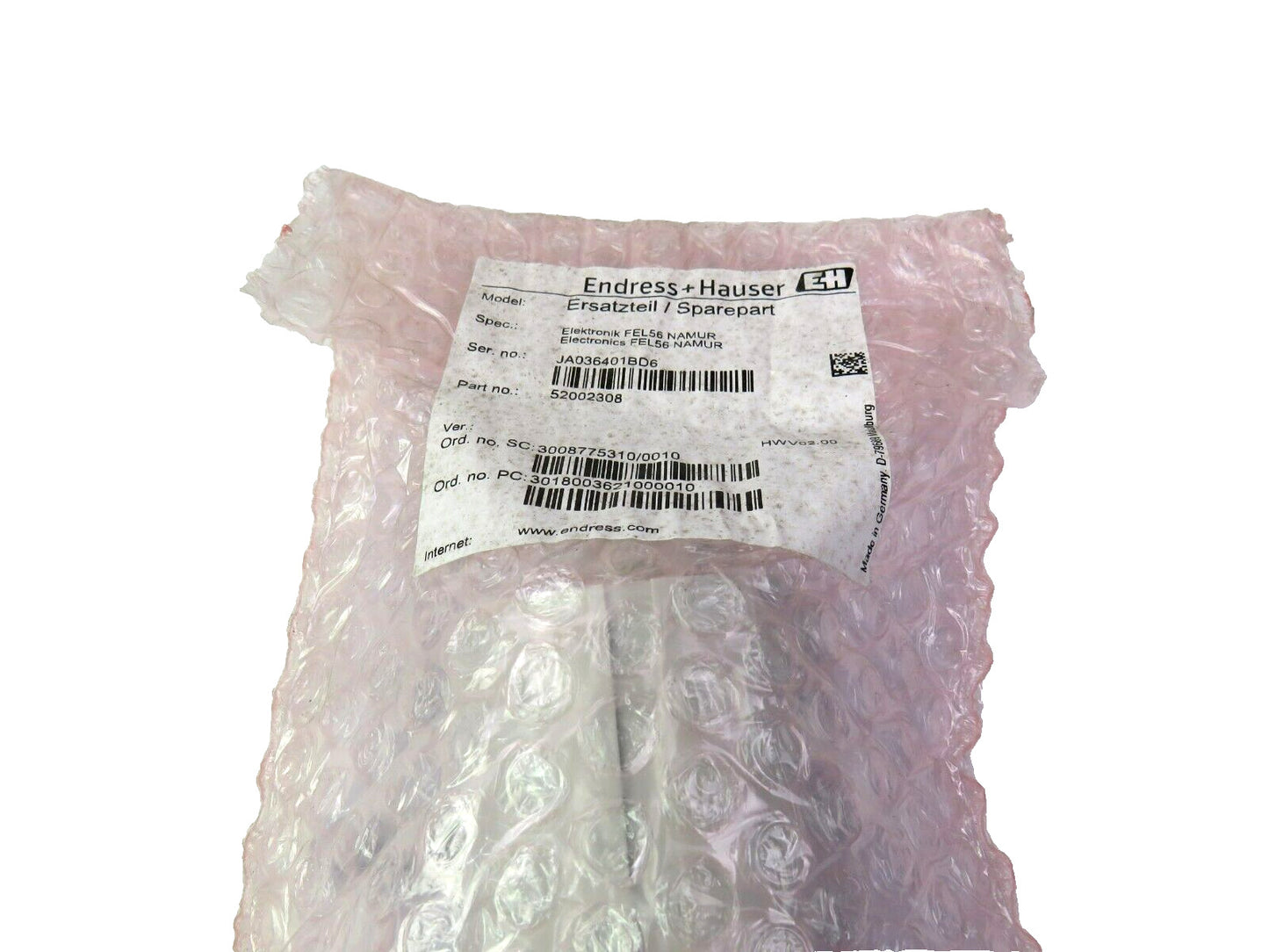 ENDRESS+HAUSER FEL56 FEL 56 NAMUR 52002308    New