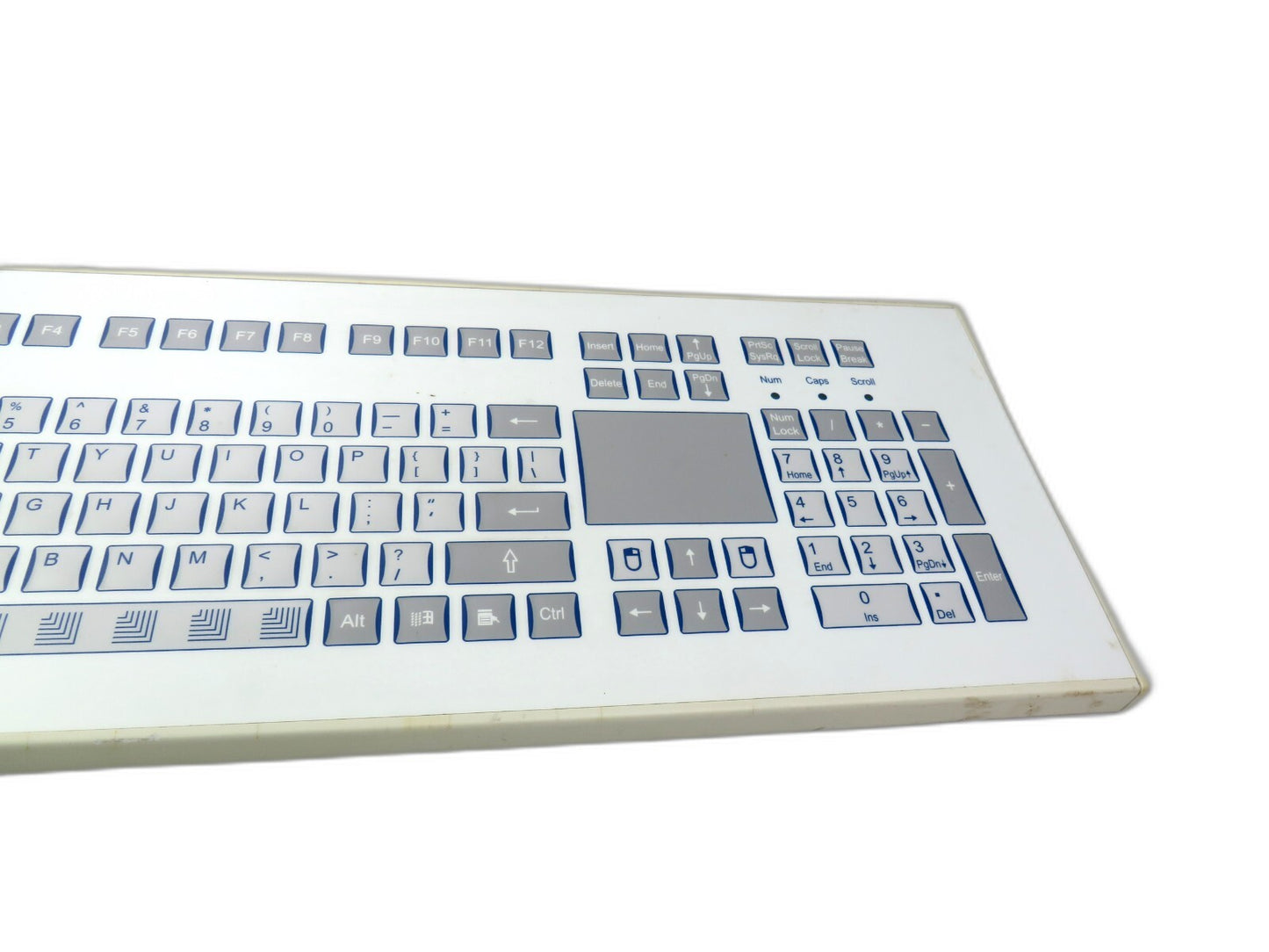 INDUKEY KS07216 industrial keyboard with mouse touch panel