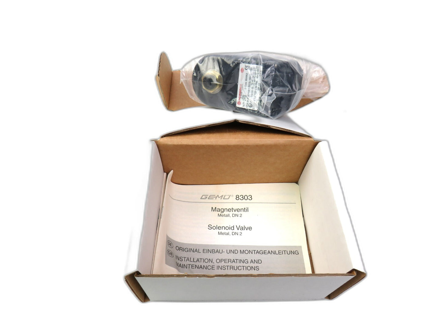 GEMU 8303 2M 112 21 24 SOLENOID VALVE = NORGREN 4220 4270 COIL + 9600210    New