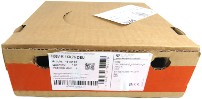 LAPP 100 m Lapp CABLE PVC Einzelader H05V-K DBU 0,75 mm² BLUE