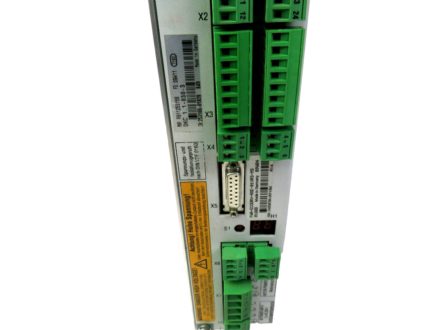 REXROTH INDRAMAT DKC01.1-030-3 R911253158 Servo Drive Controller