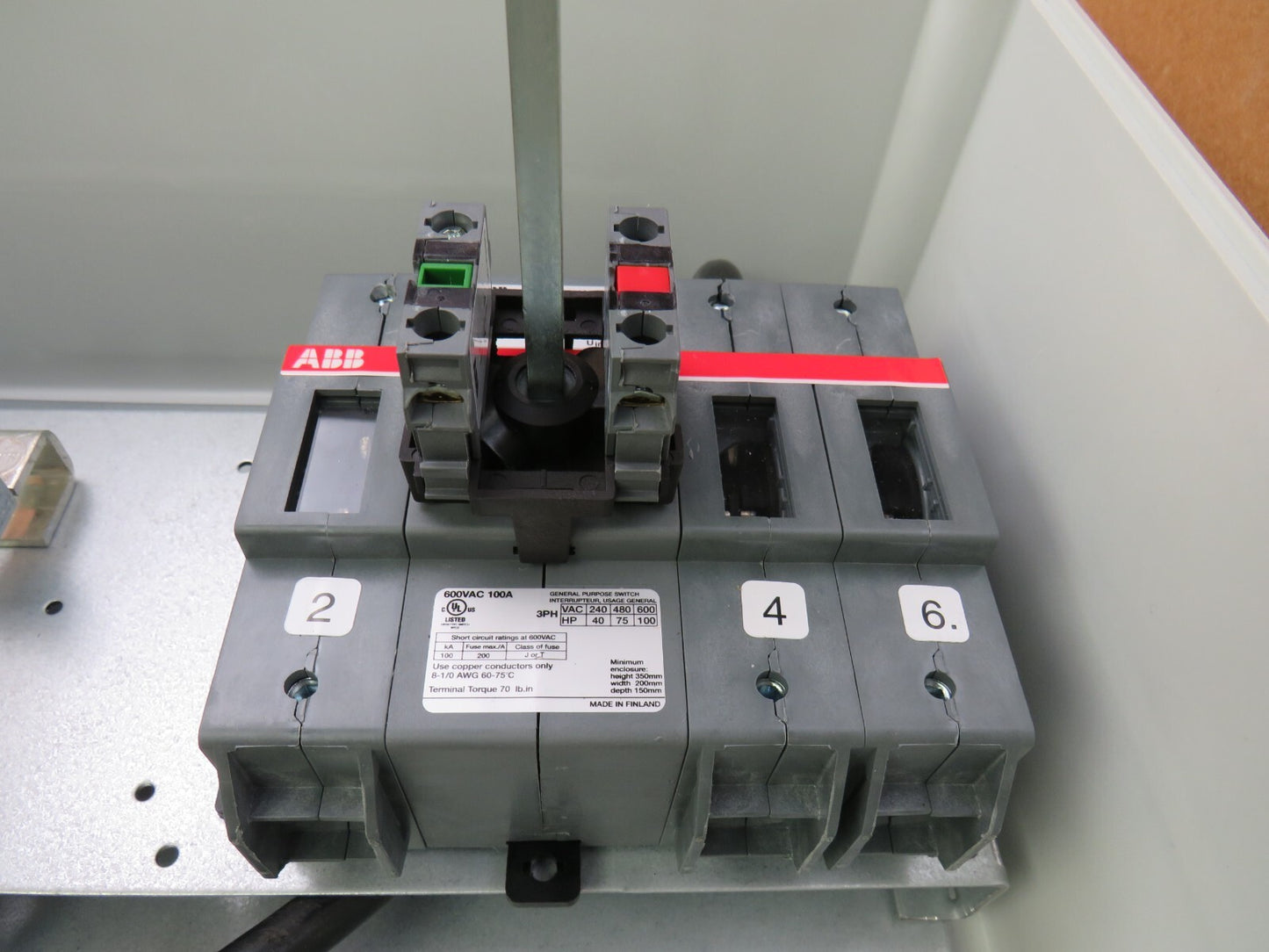 ABB OT160EGCC3A PLASTIC ENCLOSURE 1SCA022297R5890 TURVAKYKTIN OT160E3    New