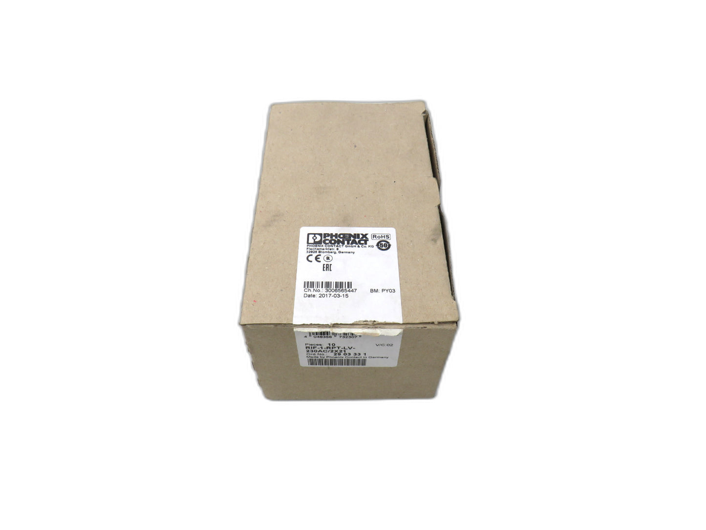 PHOENIX CONTACT 2903331 RIF-1-RPT-LV-230AC/2X21  Lot of 10 New